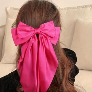 Elegant Pink Hair Bow
